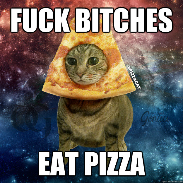 FUCK BITCHES EAT PIZZA - FUCK BITCHES EAT PIZZA  PIZZACAT