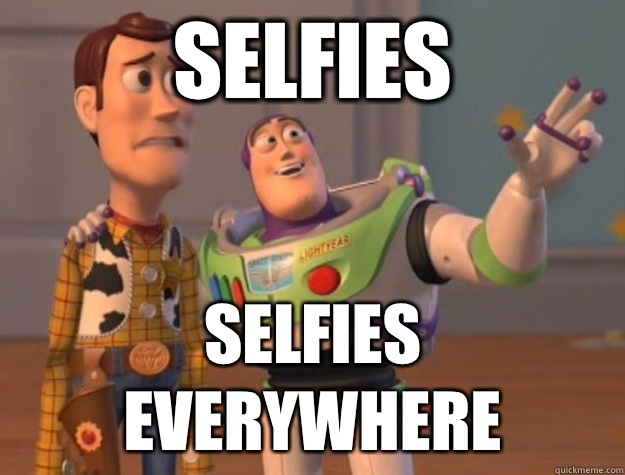 Selfies Selfies everywhere  Buzz Lightyear