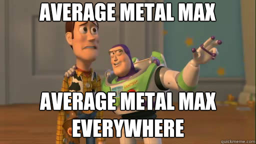 Average metal max average metal max everywhere  Everywhere