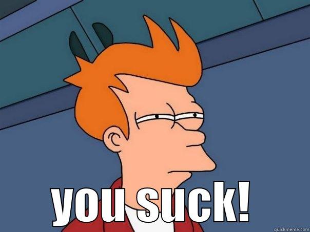  YOU SUCK! Futurama Fry