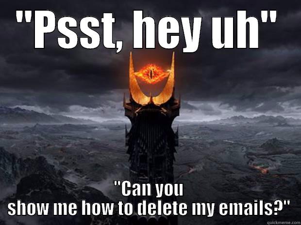 Can you show me how to delete my emails? - 