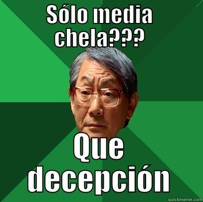 SÓLO MEDIA CHELA??? QUE DECEPCIÓN High Expectations Asian Father