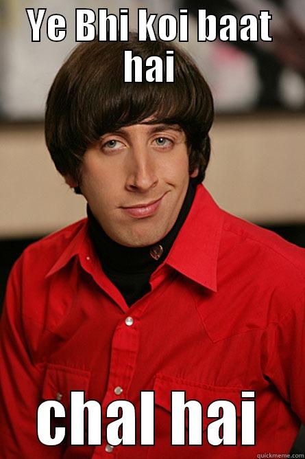 YE BHI KOI BAAT HAI CHAL HAI Pickup Line Scientist