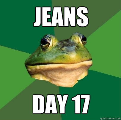 Jeans day 17  Foul Bachelor Frog