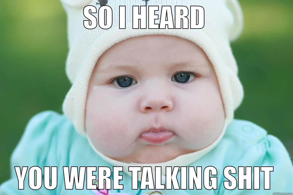 SO I HEARD YOU WERE TALKING SHIT Misc