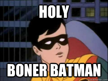 holy boner batman - holy boner batman  Holy Robin