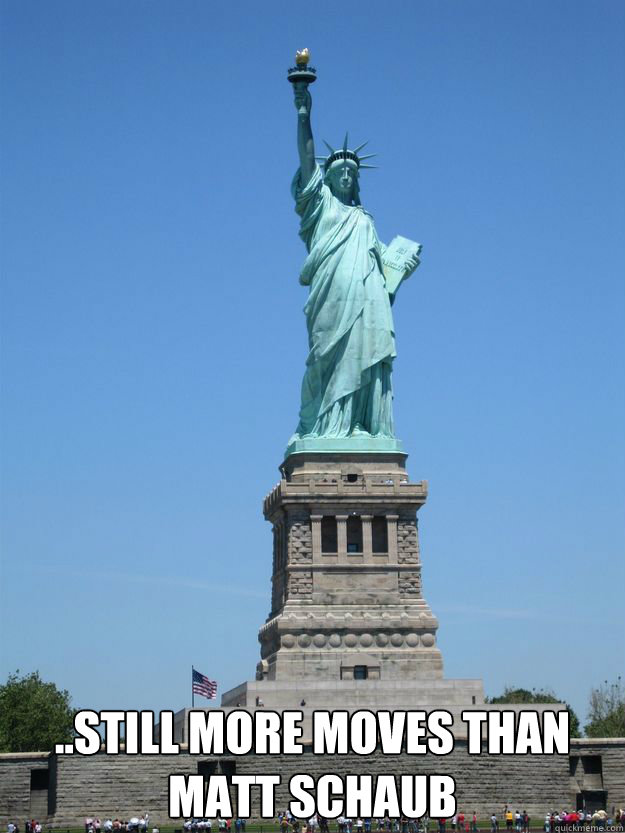  ..STILL MORE MOVES THAN MATT SCHAUB  TEXANS SUCK
