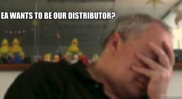 EA wants to be our distributor?  Mark Jacobs - Camelot Unchained Questions