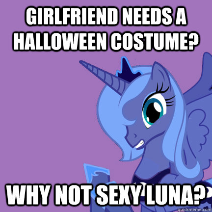 Girlfriend needs a halloween costume? Why not sexy luna?  