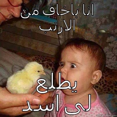 انا باخاف من الارنب يطلع لى اسد Misc