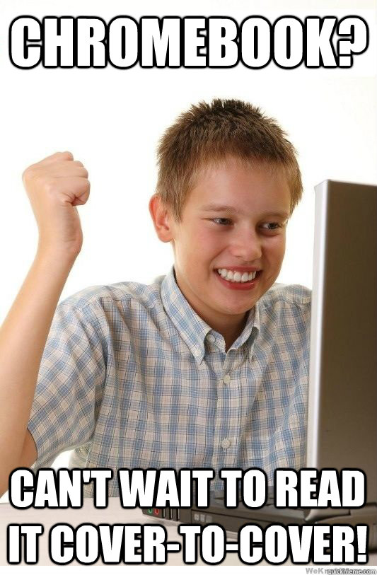 Chromebook? can't wait to read it cover-to-cover!  First Day On Internet Kid