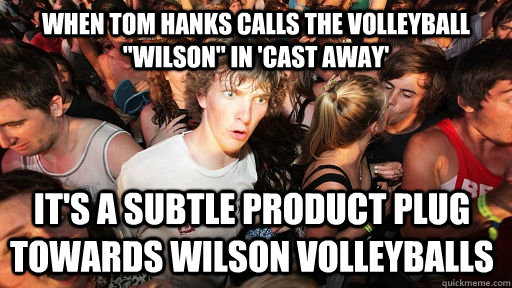 when tom hanks calls the volleyball 