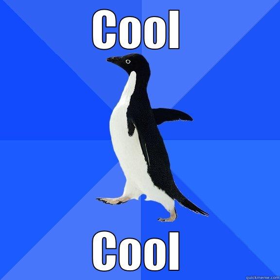 COOL COOL Socially Awkward Penguin