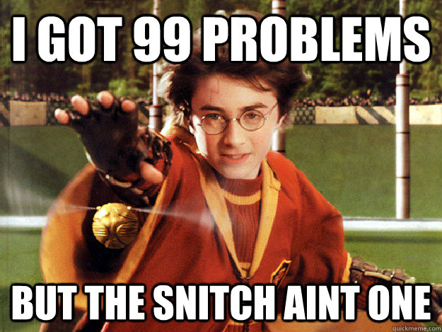 I got 99 problems but the snitch aint one - I got 99 problems but the snitch aint one  Misc