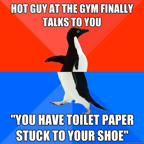 Hot guy at the gym finally talks to you 