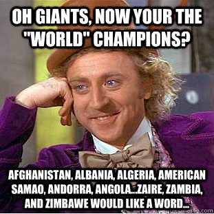 Oh giants, now your the 