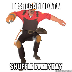 Disregard Data Shuffle everyday - Disregard Data Shuffle everyday  Dancing engineer