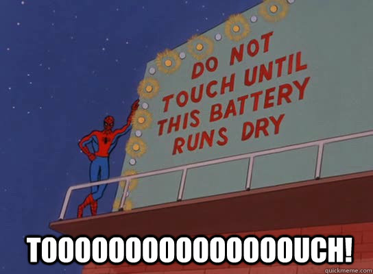  Tooooooooooooooouch!   60s Spiderman
