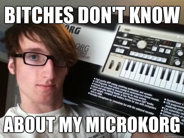 Bitches don't know about my microkorg  