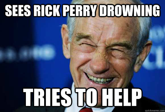 Sees Rick Perry drowning tries to help  