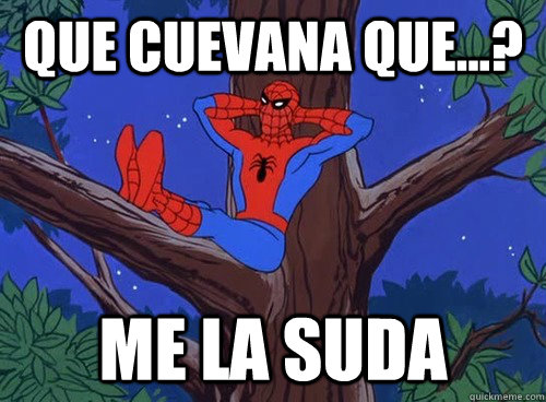 que cuevana que...? me la suda  Spider man