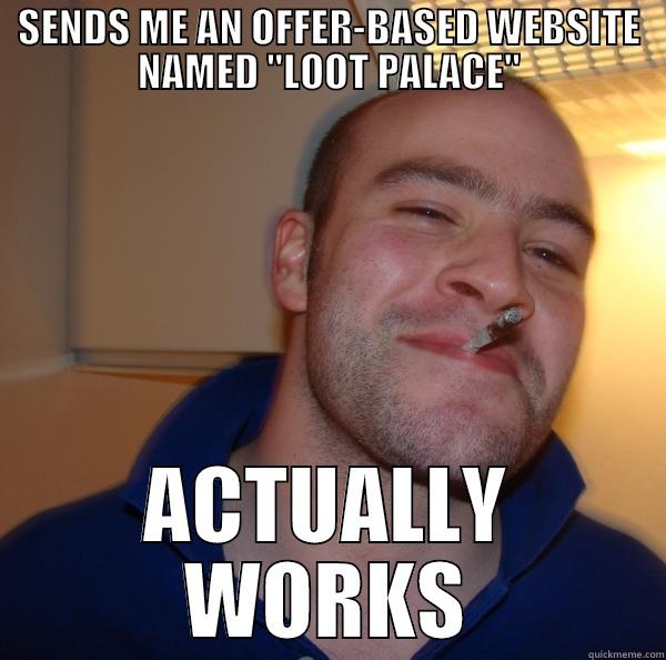 SENDS ME AN OFFER-BASED WEBSITE NAMED 