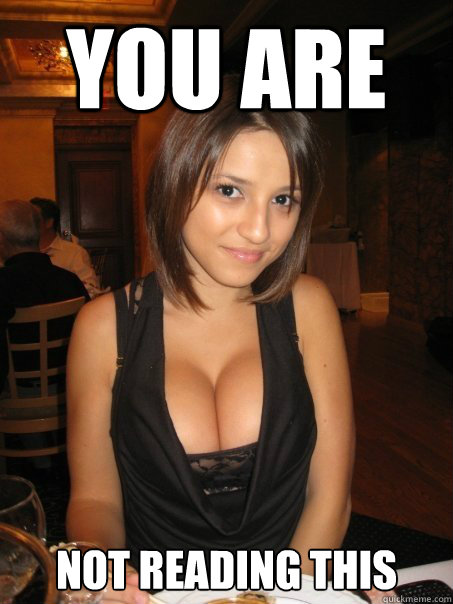 You Are Not Reading This - You Are Not Reading This  Eye contact