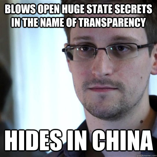 Blows open huge state secrets in the name of transparency hides in China - Blows open huge state secrets in the name of transparency hides in China  snowden-spy