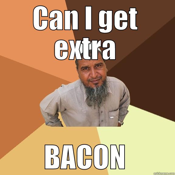 CAN I GET EXTRA BACON Ordinary Muslim Man