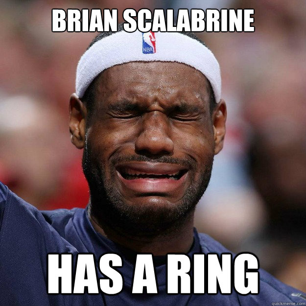 Brian Scalabrine Has a Ring - Brian Scalabrine Has a Ring  Lebron Crying
