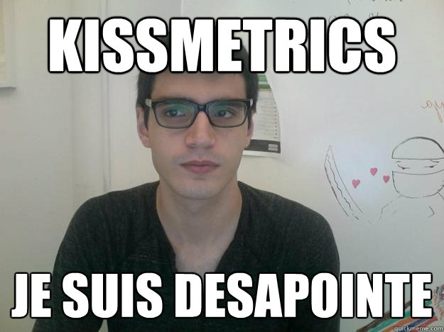 Kissmetrics je suis desapointe  