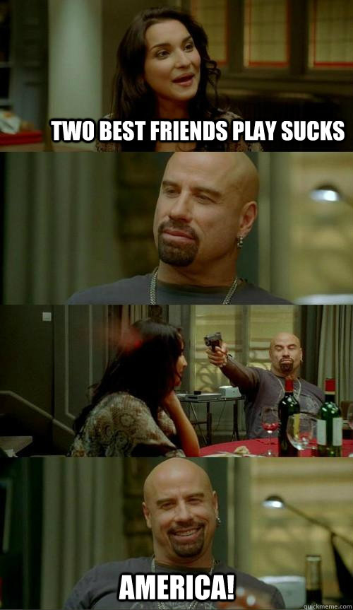 Two best friends play sucks  AMERICA!  Skinhead John