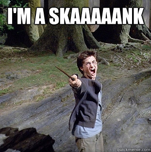 I'm a skaaaaank   Pissed off Harry