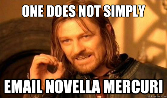 One Does Not Simply email novella mercuri  Boromir
