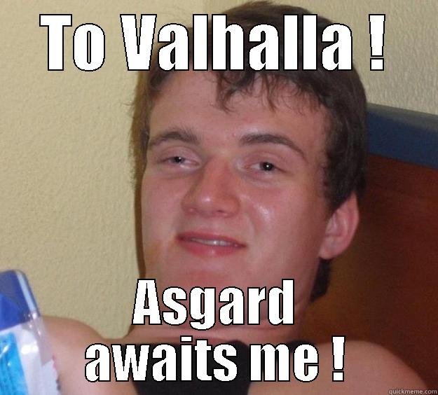 To Valhalla - TO VALHALLA ! ASGARD AWAITS ME ! 10 Guy