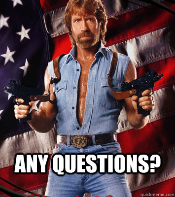 Any Questions?  Chuck Norris - Any Questions
