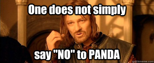 One does not simply say 
