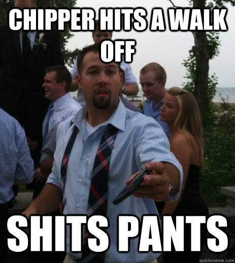 Chipper Hits a walk off Shits pants  