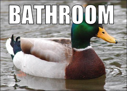 BATHROOM  Actual Advice Mallard