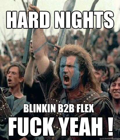 HARD NIGHTS 

 BLINKIN b2b FLEX FUCK YEAH !   