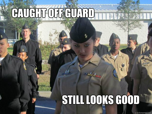 caught off guard  still looks good - caught off guard  still looks good  deputy derp