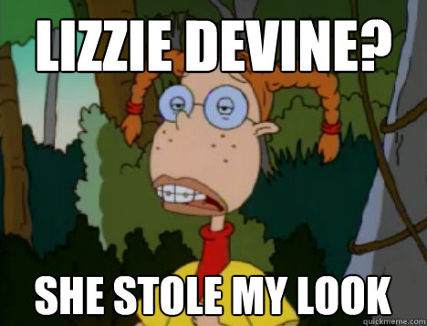 Lizzie devine? she stole my look  Unimpressed Eliza Thornberry