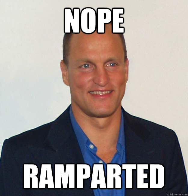 NOPE Ramparted  Scumbag Woody Harrelson