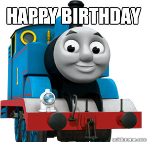 Happy Birthday  caleb

!!!  Thomas the Train Engine