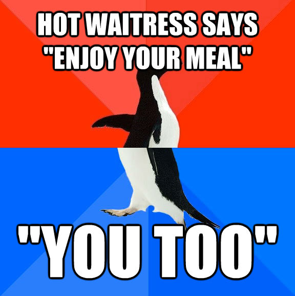 HOT WAITRESS SAYS 