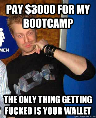 Pay $3000 for my bootcamp the only thing getting fucked is your wallet - Pay $3000 for my bootcamp the only thing getting fucked is your wallet  gay PUA Tyler Druden