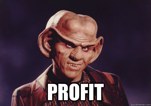  profit -  profit  Ferengi