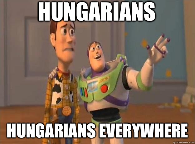 Hungarians Hungarians everywhere  
