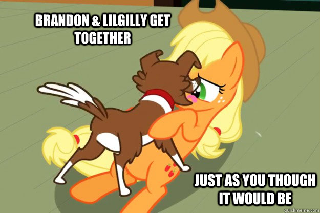brandon & lilgilly get together just as you though it would be  