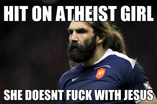 Hit on atheist girl she doesnt fuck with jesus - Hit on atheist girl she doesnt fuck with jesus  Uncle Roosh